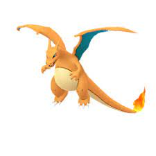 El Charizard es un poderoso Pokémon de llama.